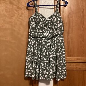 BloomChic Green Floral One-Piece Swimsuit